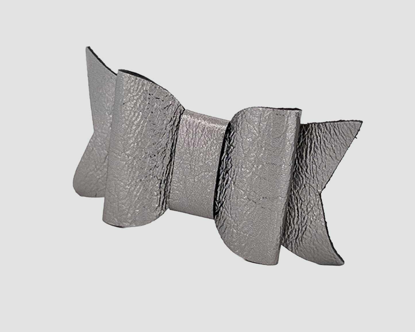 Mini Italian Leather Hair Bow #031