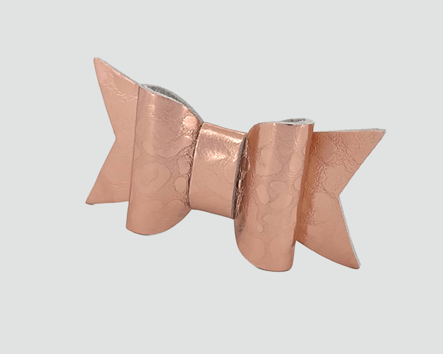 Mini Italian Leather Hair Bow #033