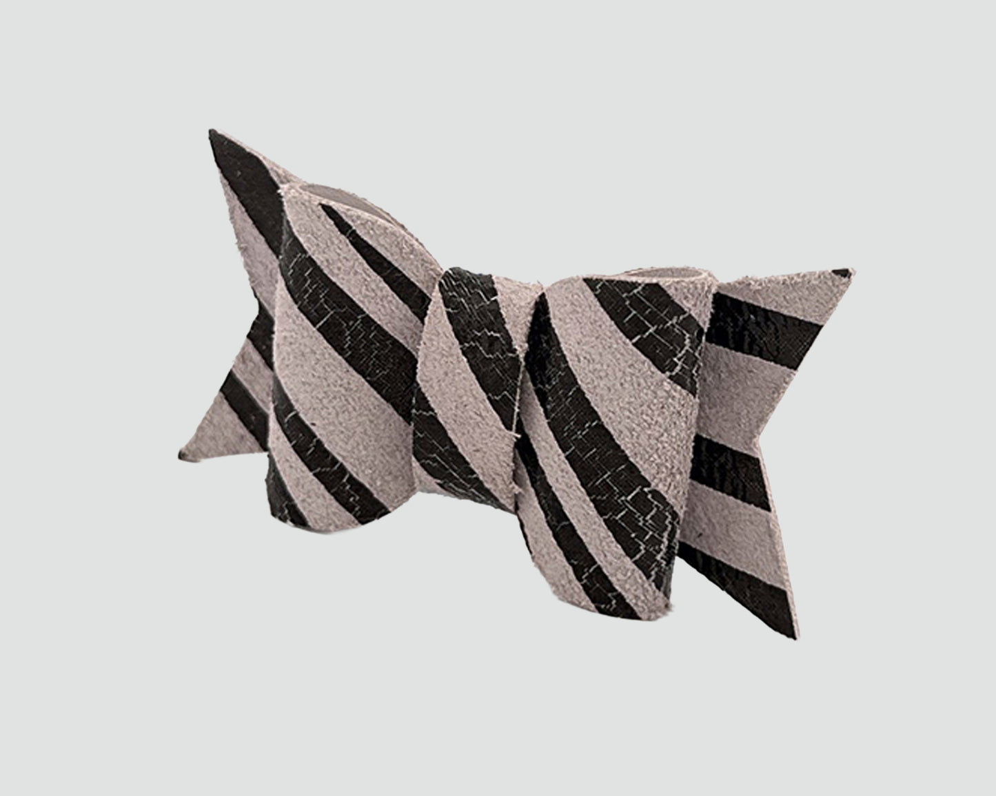 Mini Italian Leather Hair Bow #047