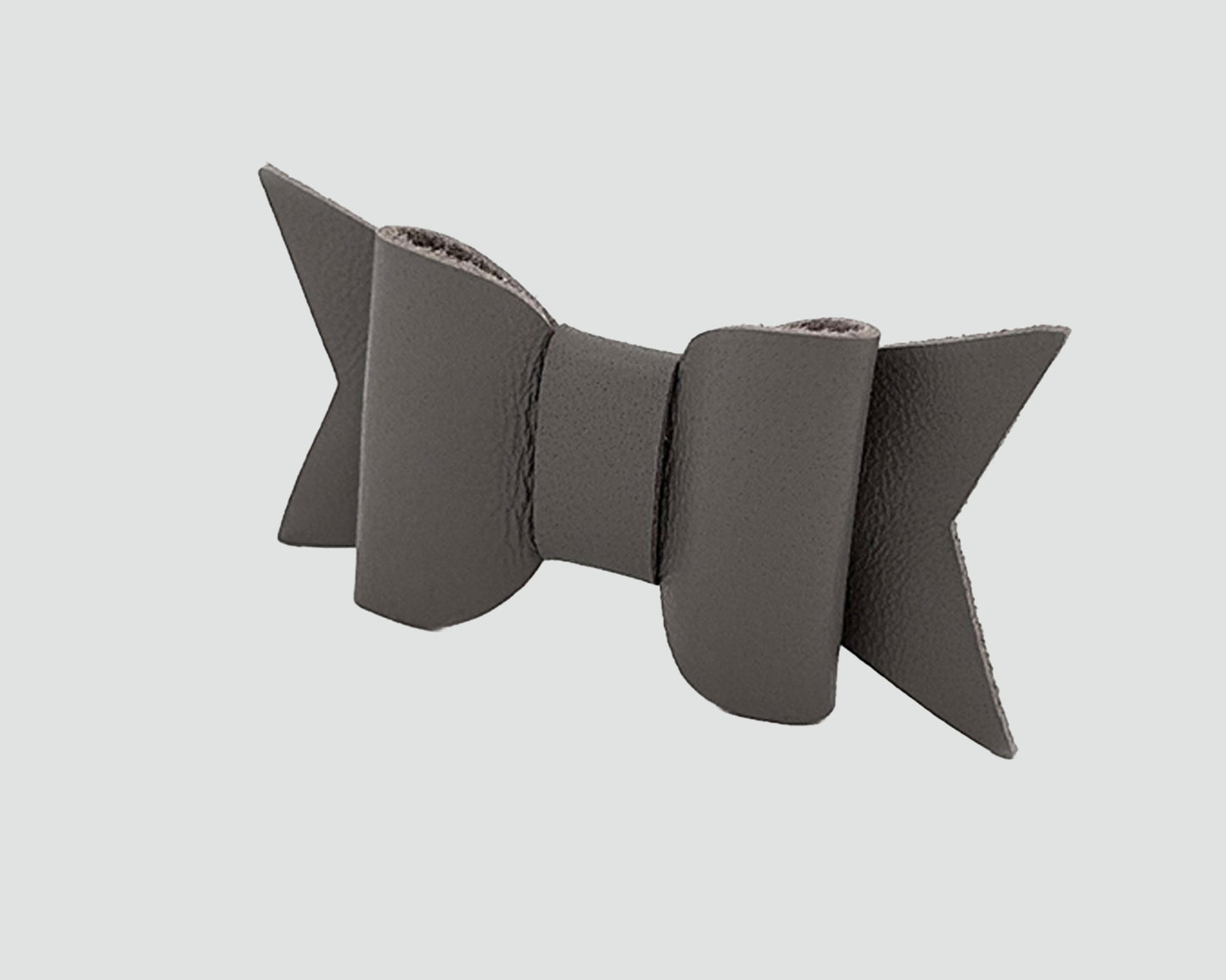 Mini Italian Leather Hair Bow #060