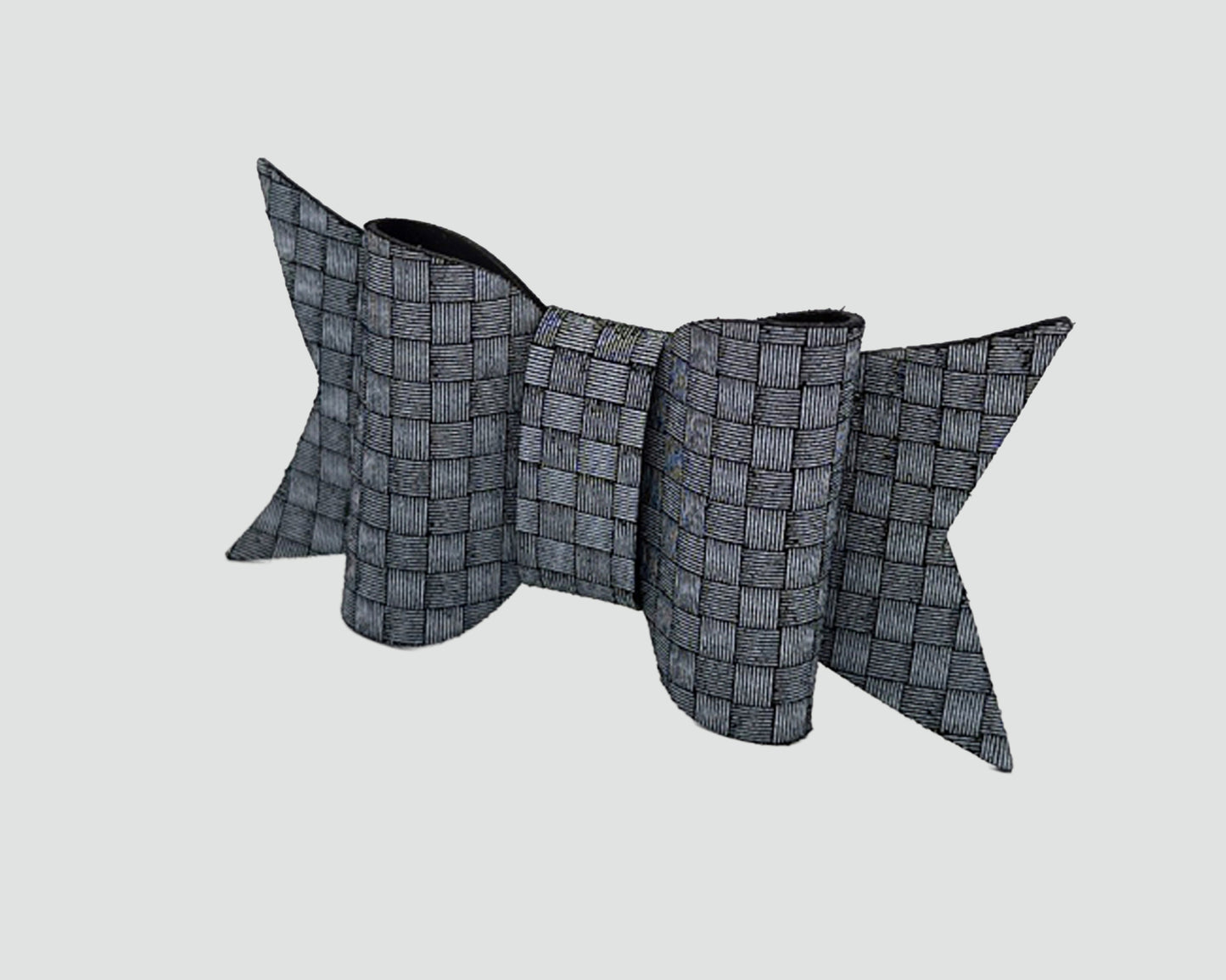 Mini Italian Leather Hair Bow #071