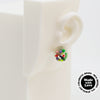 Asymmetrical Resin Earrings #A001