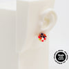Asymmetrical Resin Earrings #A001