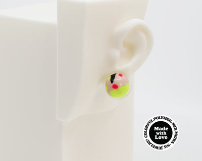 PolyMer Clay Earrings #A025