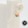 Asymmetrical Resin Earrings #A002