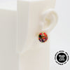 Asymmetrical Resin Earrings #A007