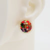 Asymmetrical Resin Earrings #A007
