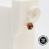 Asymmetrical Resin Earrings #A007