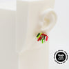 Asymmetrical Resin Earrings #A008
