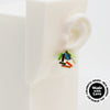 Asymmetrical Resin Earrings #A010
