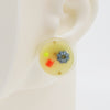 Asymmetrical Resin Earrings #A011