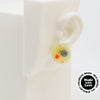 Asymmetrical Resin Earrings #A011