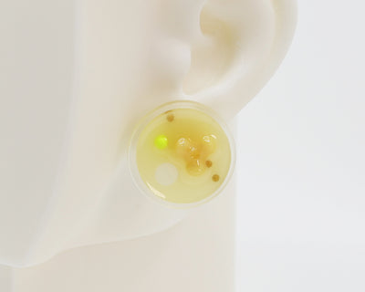 Asymmetrical Resin Earrings #A011