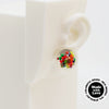 Asymmetrical Resin Earrings #A012