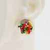 Asymmetrical Resin Earrings #A012