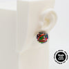 Asymmetrical Resin Earrings #A014