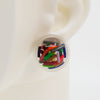 Asymmetrical Resin Earrings #A014