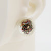Asymmetrical Resin Earrings #A015