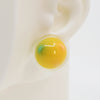 Asymmetrical Resin Earrings #A017