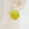 Asymmetrical Resin Earrings #A017