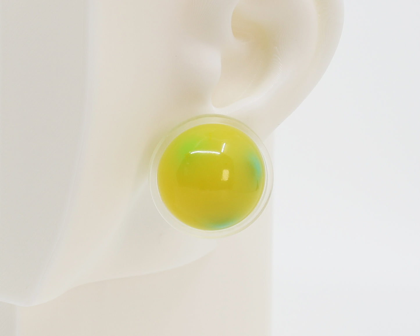 Asymmetrical Resin Earrings #A017