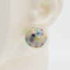 Asymmetrical Resin Earrings #A018