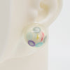 Asymmetrical Resin Earrings #A019
