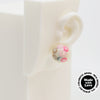 Asymmetrical Resin Earrings #A019