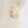 Asymmetrical Resin Earrings #A020