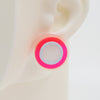 Asymmetrical Concentric Circle #A001 Earrings