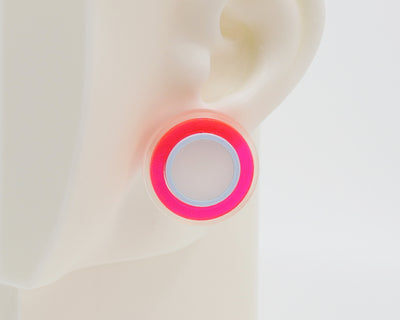 Asymmetrical Concentric Circle #A001 Earrings