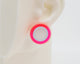 Asymmetrical Concentric Circle #A001 Earrings
