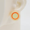 Asymmetrical Concentric Circle #A002 Earrings