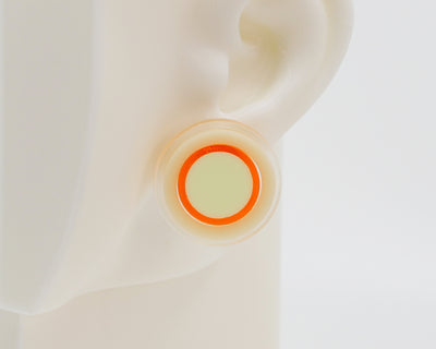 Asymmetrical Concentric Circle #A002 Earrings