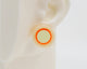 Asymmetrical Concentric Circle #A002 Earrings