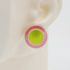 Asymmetrical Concentric Circle #A003 Earrings