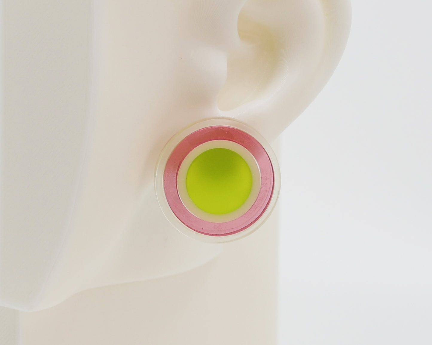 Asymmetrical Concentric Circle #A003 Earrings