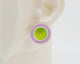 Asymmetrical Concentric Circle #A004 Earrings