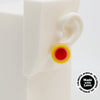 Asymmetrical Concentric Circle #A004 Earrings