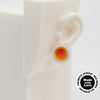 Asymmetrical Concentric Circle #A005 Earrings