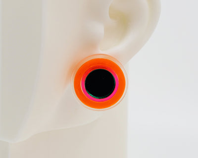 Asymmetrical Concentric Circle #A006 Earrings