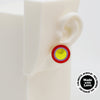 Asymmetrical Concentric Circle #A007 Earrings