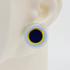 Asymmetrical Concentric Circle #A007 Earrings
