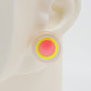 Asymmetrical Concentric Circle #A008 Earrings