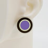 Asymmetrical Concentric Circle #A008 Earrings