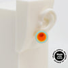 Asymmetrical Concentric Circle #A010 Earrings