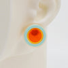 Asymmetrical Concentric Circle #A010 Earrings