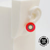 Asymmetrical Concentric Circle #A011 Earrings