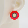 Asymmetrical Concentric Circle #A011 Earrings
