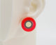 Asymmetrical Concentric Circle #A011 Earrings